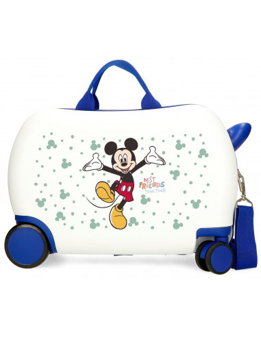 MALETA INF.ABS 4R.(2 MULTI.) 45CM. MICKEY BEST FRIEND TOGETH